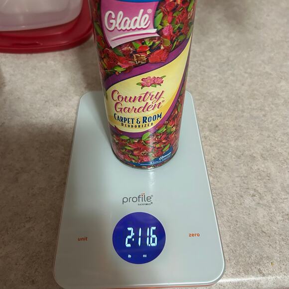 Glade Carpet Room Deodorizer Country Garden Discontinued 42oz Open Unused - Picture 6 of 6